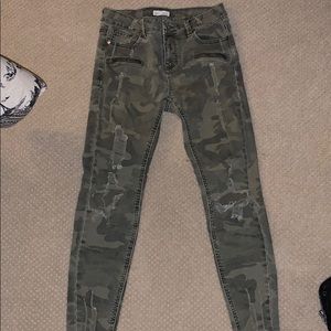 Camo jeans